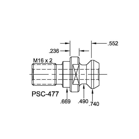 Tj Davies Co Solid Retention Knob PSC-477